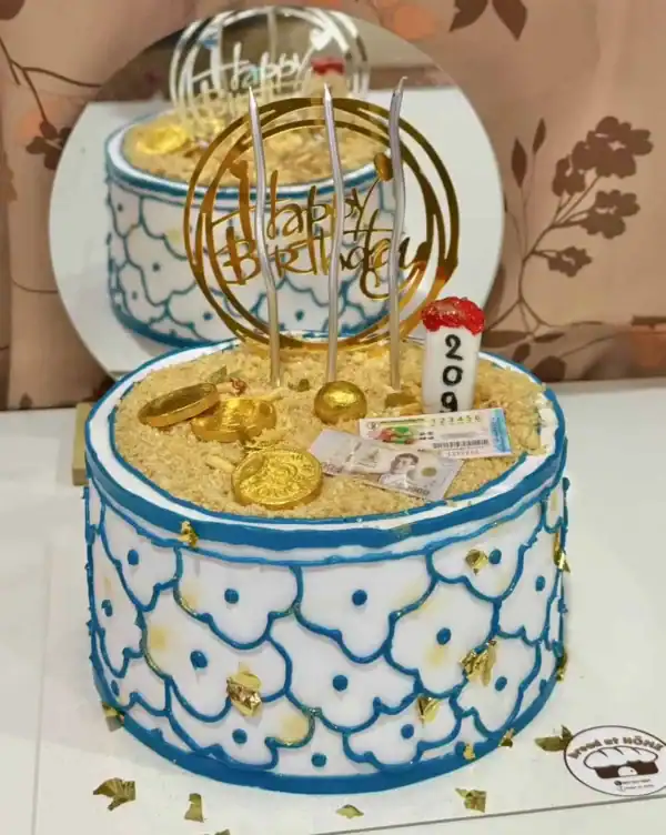 เค้กกระถางธูป