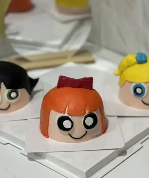 เค้กพาวเวอร์พัฟเกิร์ลซูเปอร์ฮีโร่