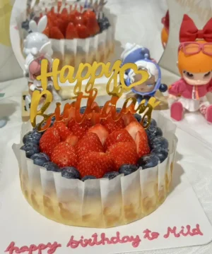 ชีสเค้กหน้าไหม้วันเกิด 1 ปอนด์