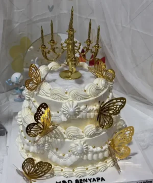 เค้กมะพร้าวอ่อนครีมสด 2 ชั้น