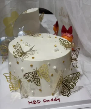 เค้กมะพร้าวอ่อนครีมสดทรงสูง 3 ปอนด์