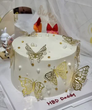 เค้กมะพร้าวอ่อนครีมสดทรงสูง 3 ปอนด์