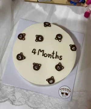 เค้กมินิมอลน่ารักๆ 1 ปอนด์