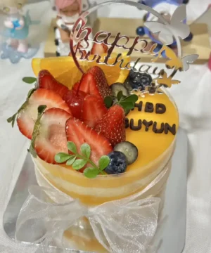 เค้กส้มวันเกิดครึ่งปอนด์