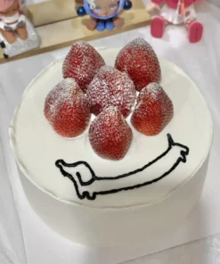 เค้กสตรอเบอรี่ช็อตเค้ก 1 ปอนด์