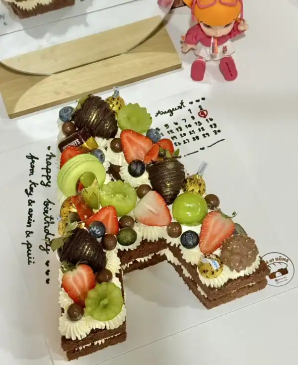 เค้กตัวอักษร A 2 ปอนด์