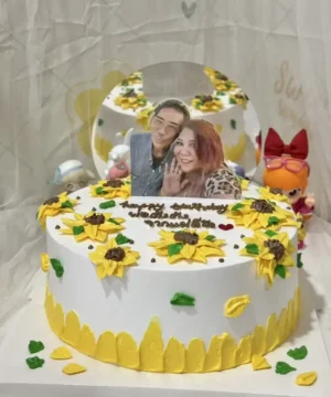 เค้กดอกทานตะวัน 3 ปอนด์