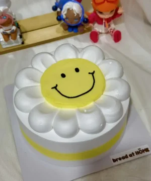 เค้กดอกเดซี่สวยๆ 1 ปอนด์