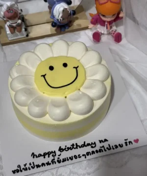 เค้กดอกเดซี่มินิมอล 1p