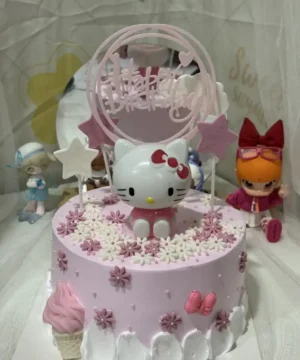 เค้กคิตตี้วันเกิด 1 pound