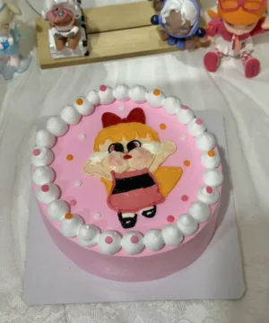 เค้กพาวเวอร์พัฟเกิร์ลว้นเกิด 1 ปอนด์