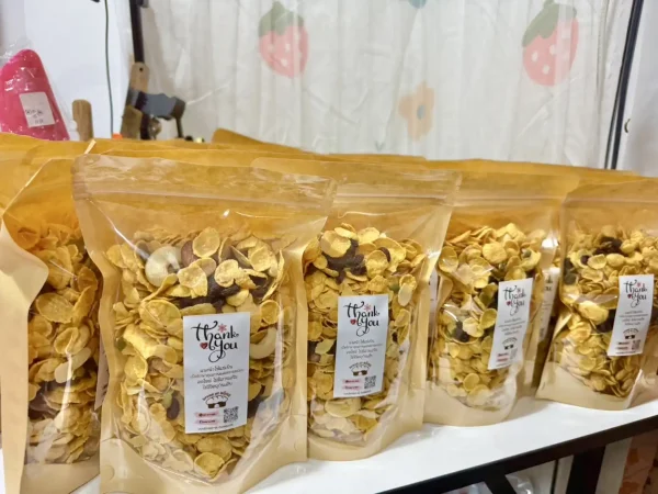 คอนเฟลกคาราเมล 200 กรัม ผสมธัญพืช เนยคาราเมลแท้กรอบนาน ฿100 - Image 2