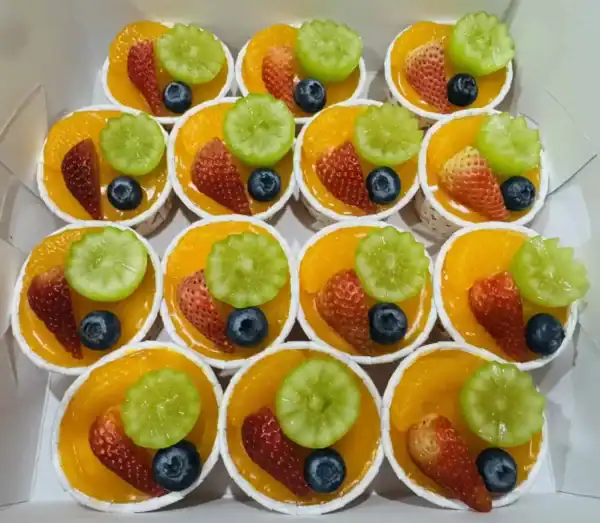 คัพเค้กส้มหน้านิ่ม น่ารักน่าหม่ำเป็นของขวัญสุดแสนน่ารัก ฿35-40 - Image 3