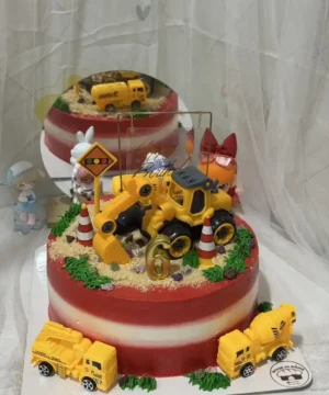 เค้กรถแม็คโคร 3 pound