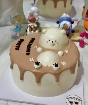 เค้กหมีลอยน้ำ 1 pound