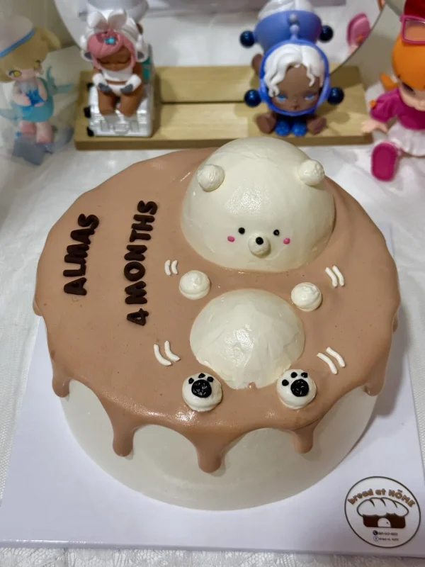 เค้กหมีลอยน้ำวันเกิด 1 pound
