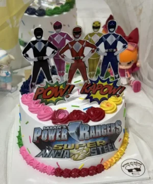 เค้กพาวเวอร์เรนเจอร์ 1p