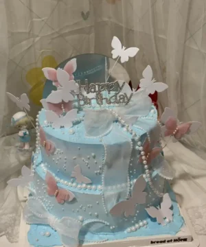 เค้กโบว์วันเกิด 2 ชั้น