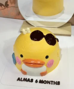 เค้กเป็ดหน้าบึ้ง 3 มิติ