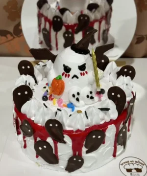 เค้กฮาโลวีนวันเกิด 1 ปอนด์