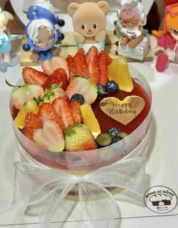 เค้กสตรอว์เบอร์รี่หน้านิ่ม 1 ปอนด์