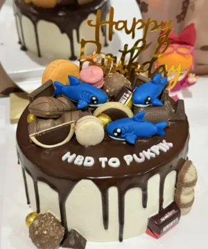 เค้กช็อกโกแลตกานาช 1 ปอนด์