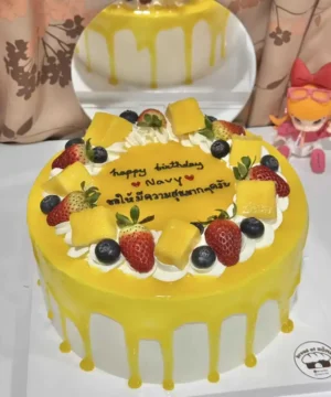 เค้กมะม่วงหน้านิ่มครีมสด 3 ปอนด์