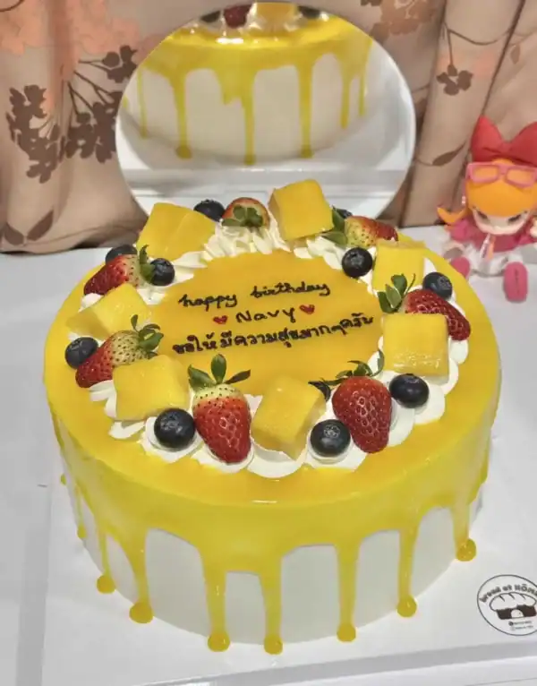 เค้กมะม่วงหน้านิ่มครีมสด 3 ปอนด์