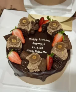 เค้กช็อกโกแลตกานาชพรีเมียม 2p