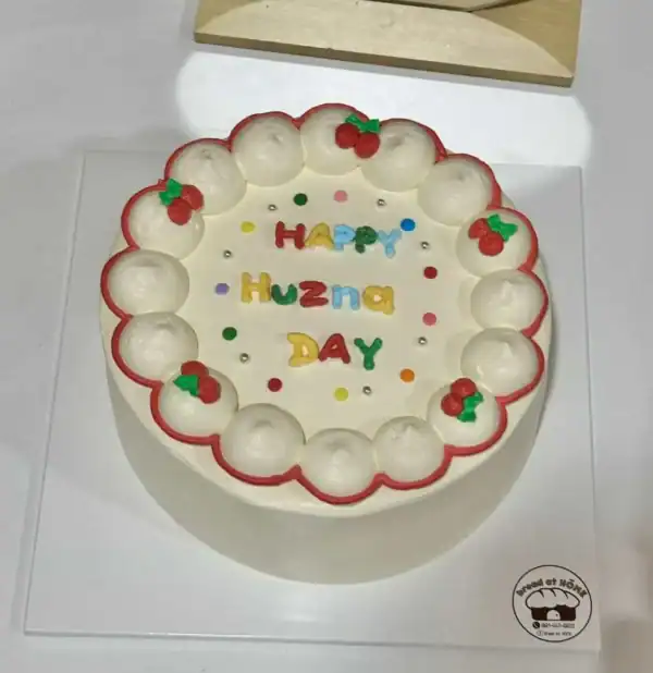 เค้กวนิลาครีมสด 3 ปอนด์