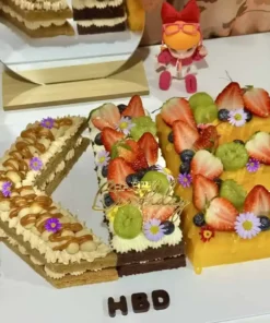 เค้กตัวอักษรเซ็ต 3 ตัวอักษร