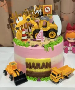 เค้กรถแม็คโคร 2 ปอนด์