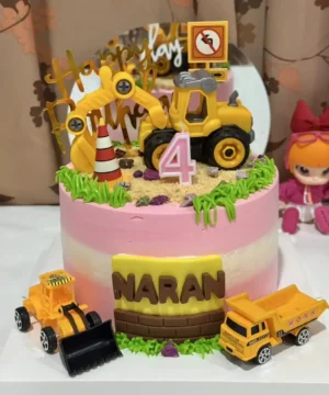 เค้กรถแม็คโคร 2 ปอนด์