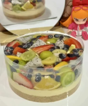 เยลลี่ชีสพายผลไม้ 1 ปอนด์