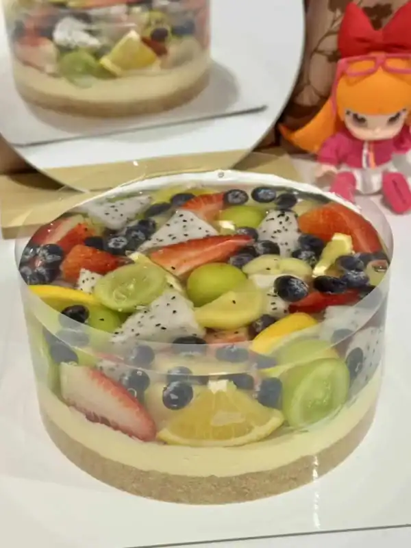 เยลลี่ชีสพายผลไม้ 1 ปอนด์