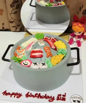 เค้กหมูกะทะ