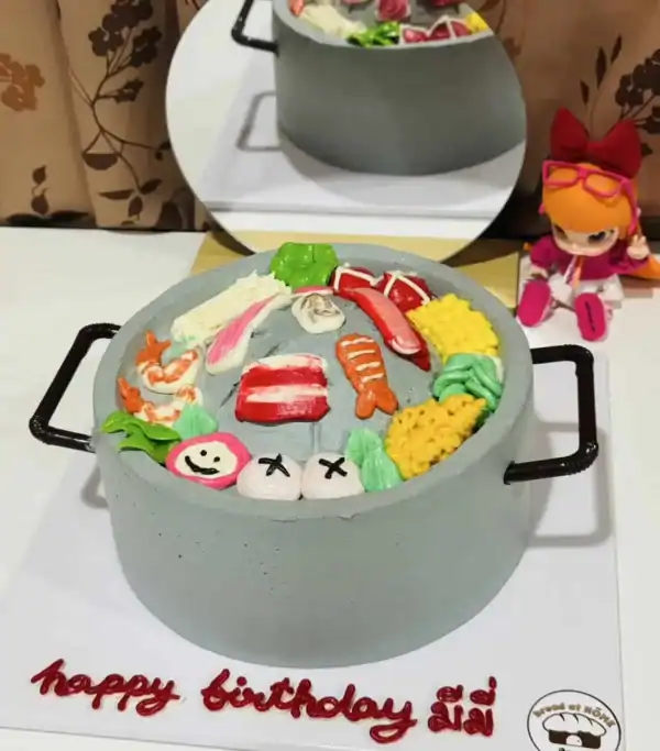 เค้กหมูกะทะ