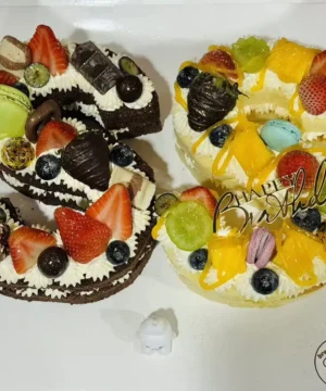 เค้กตัวอักษร S แบบเป็นเซ็ต