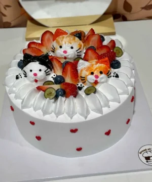 เค้กรูปแมว 2 ปอนด์