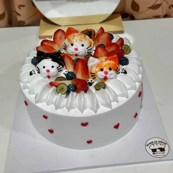 เค้กรูปแมว 2 ปอนด์