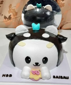 เค้กโพก้าซังสุดน่ารัก ทำจากวัตถุดิบคุณภาพสูง เหมาะสำหรับงานเฉลิมฉลองและเป็นของขวัญพิเศษในโอกาสสำคัญ.